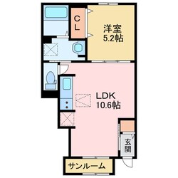 ソーレ　9の物件間取画像